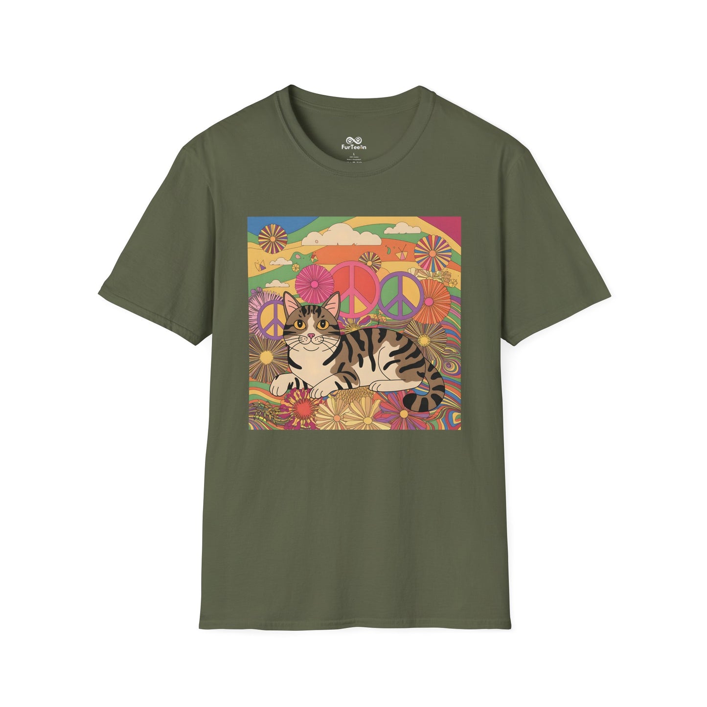 Vintage Graphic Cat Unisex T-Shirt