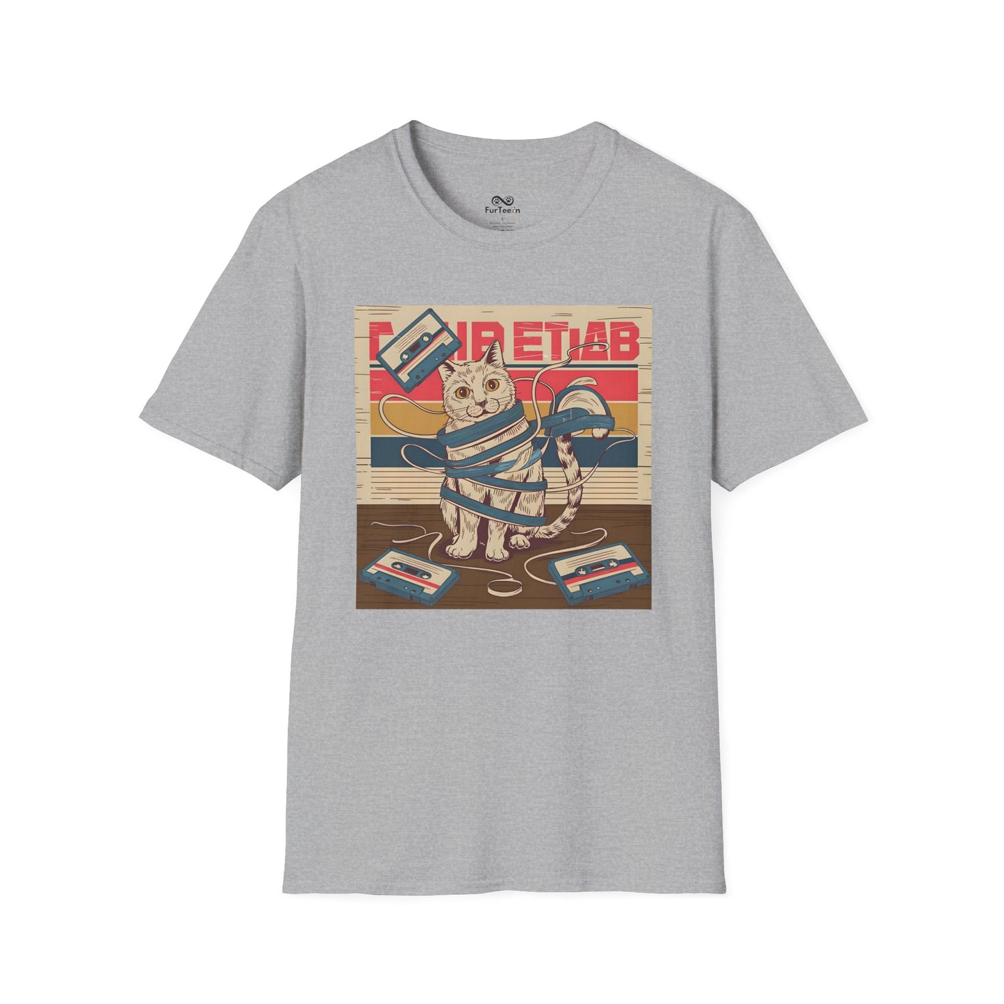 Vintage Graphic Unisex Cat T-Shirt