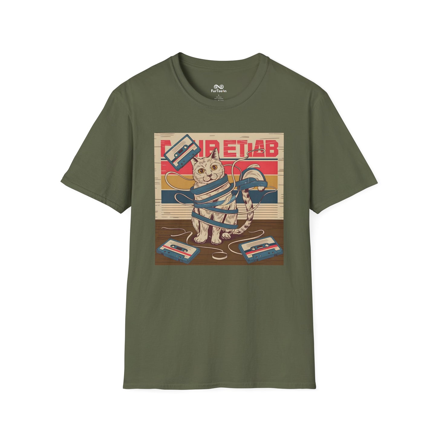 Vintage Graphic Unisex Cat T-Shirt