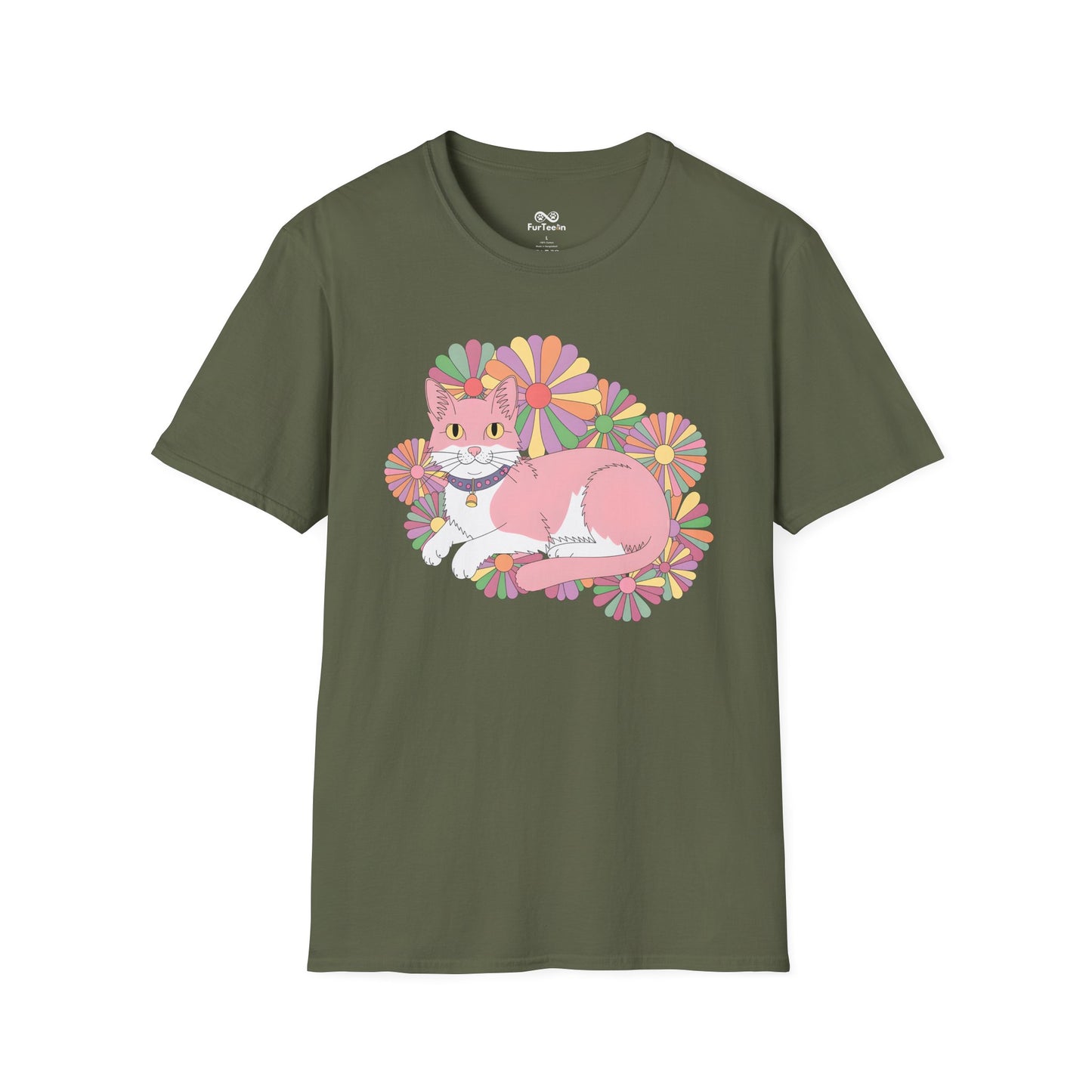 Vintage Graphic Cat Unisex T-Shirt