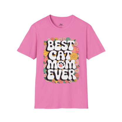 Best Cat Mom Ever Graphic Cat Unisex T-Shirt