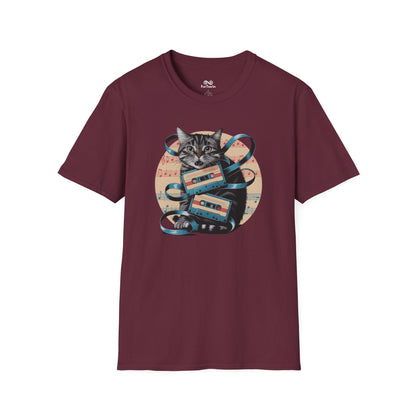 Retro Sun Vintage Graphic Unisex Cat T-Shirt