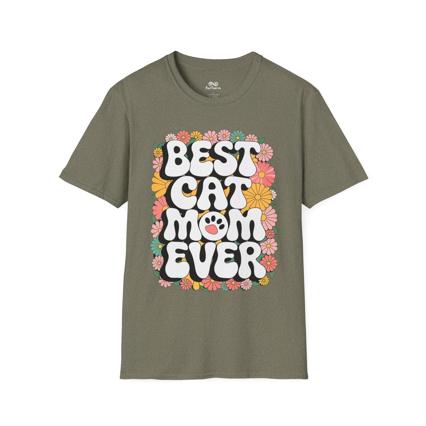 Best Cat Mom Ever Graphic Cat Unisex T-Shirt