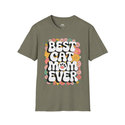 Best Cat Mom Ever Graphic Cat Unisex T-Shirt