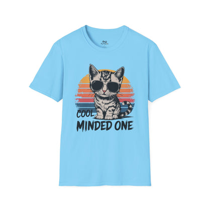 Cool Minded One Graphic Cat Unisex T-Shirt