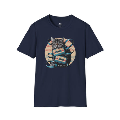 Retro Sun Vintage Graphic Unisex Cat T-Shirt
