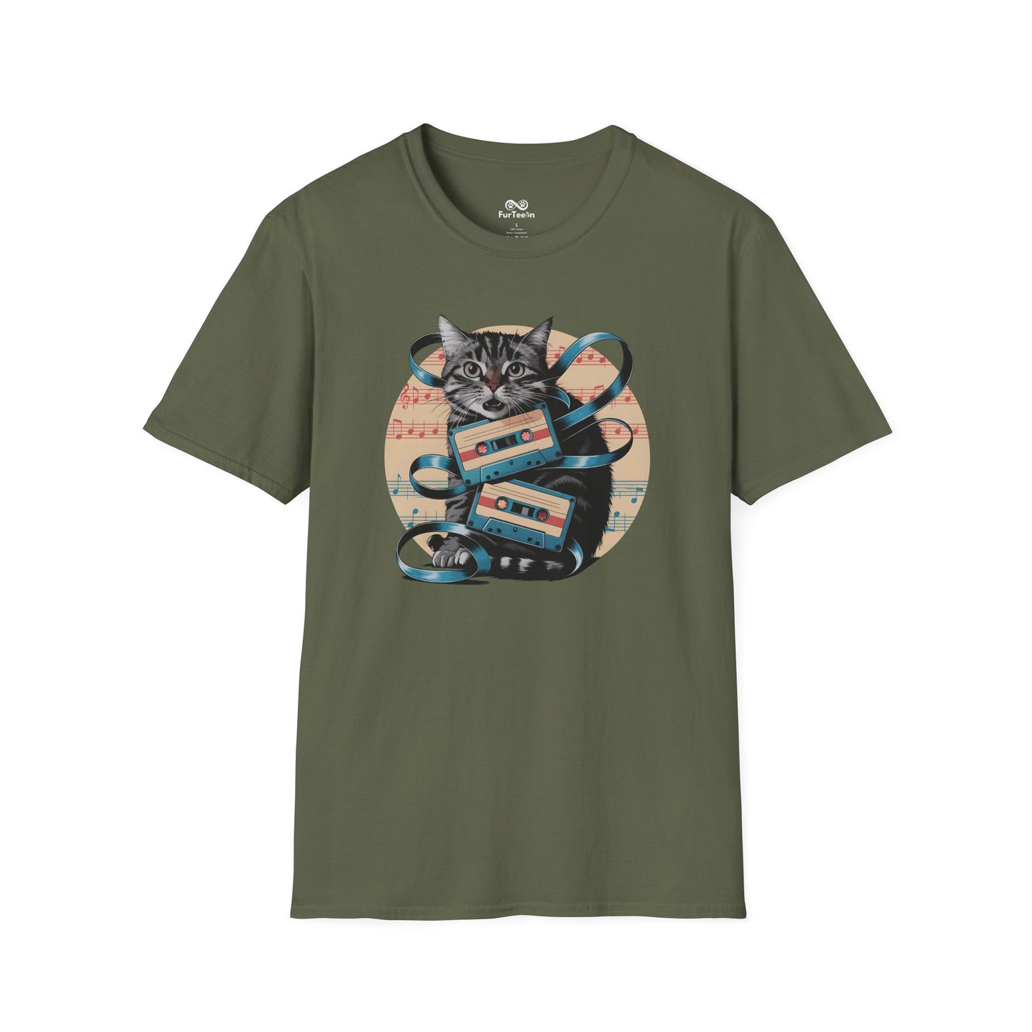 Retro Sun Vintage Graphic Unisex Cat T-Shirt