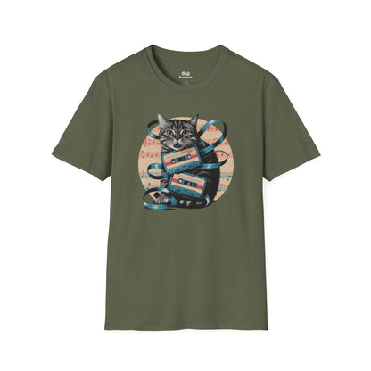 Retro Sun Vintage Graphic Unisex Cat T-Shirt