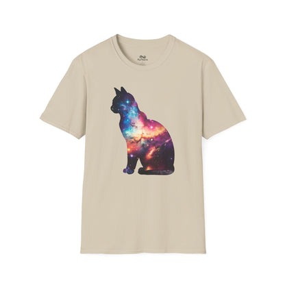 A Sleek Silhouette Cat Unisex T-Shirt