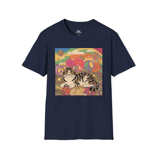 Vintage Graphic Cat Unisex T-Shirt