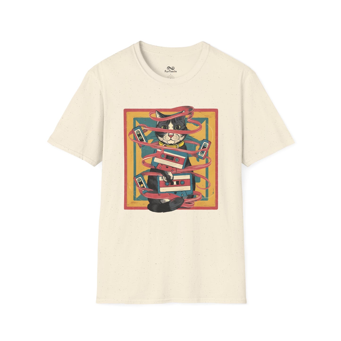 Retro Vintage Graphic Unisex Cat T-Shirt