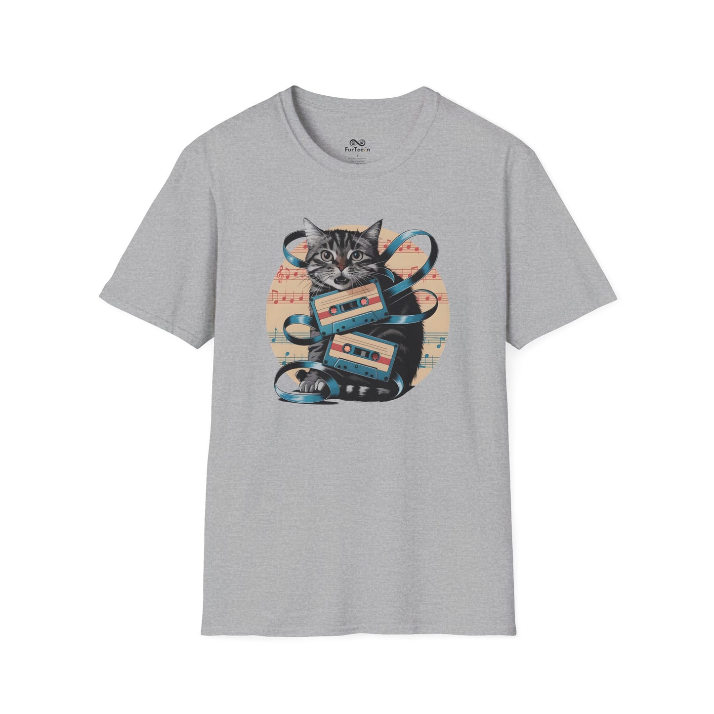 Retro Sun Vintage Graphic Unisex Cat T-Shirt