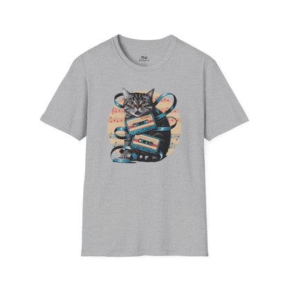 Retro Sun Vintage Graphic Unisex Cat T-Shirt