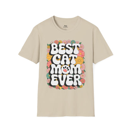 Best Cat Mom Ever Graphic Cat Unisex T-Shirt