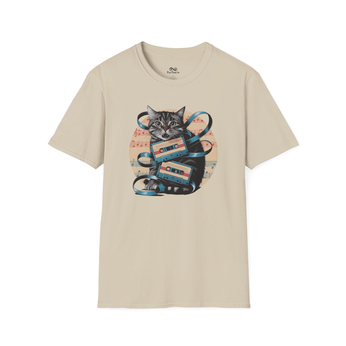 Retro Sun Vintage Graphic Unisex Cat T-Shirt