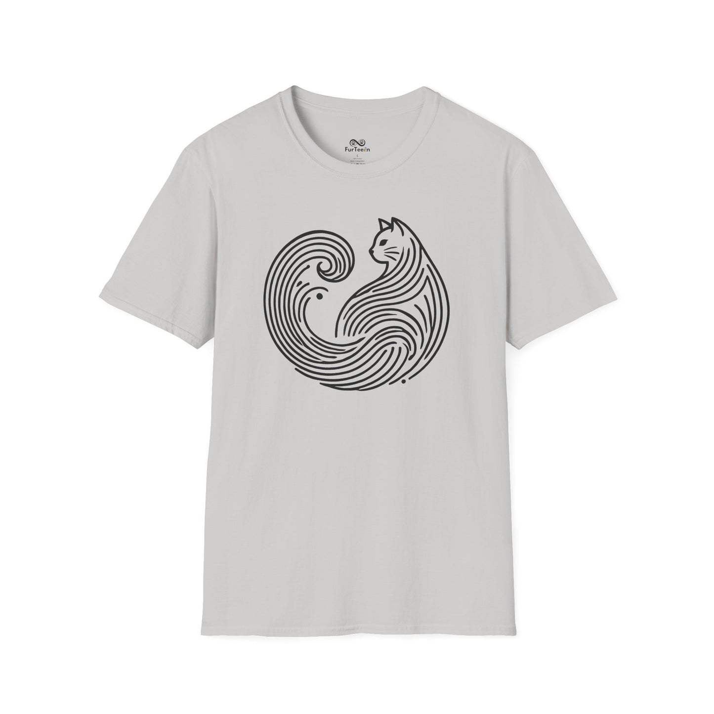 Minimalist Unisex Cat T-Shirt