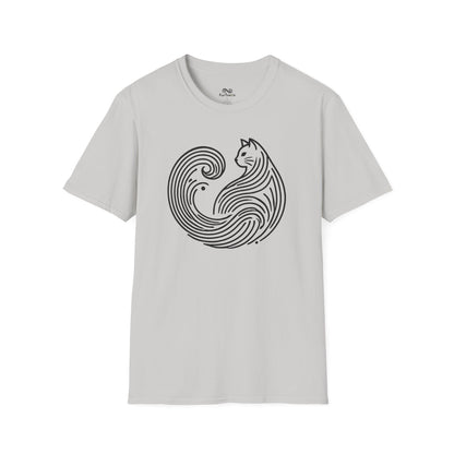Minimalist Unisex Cat T-Shirt