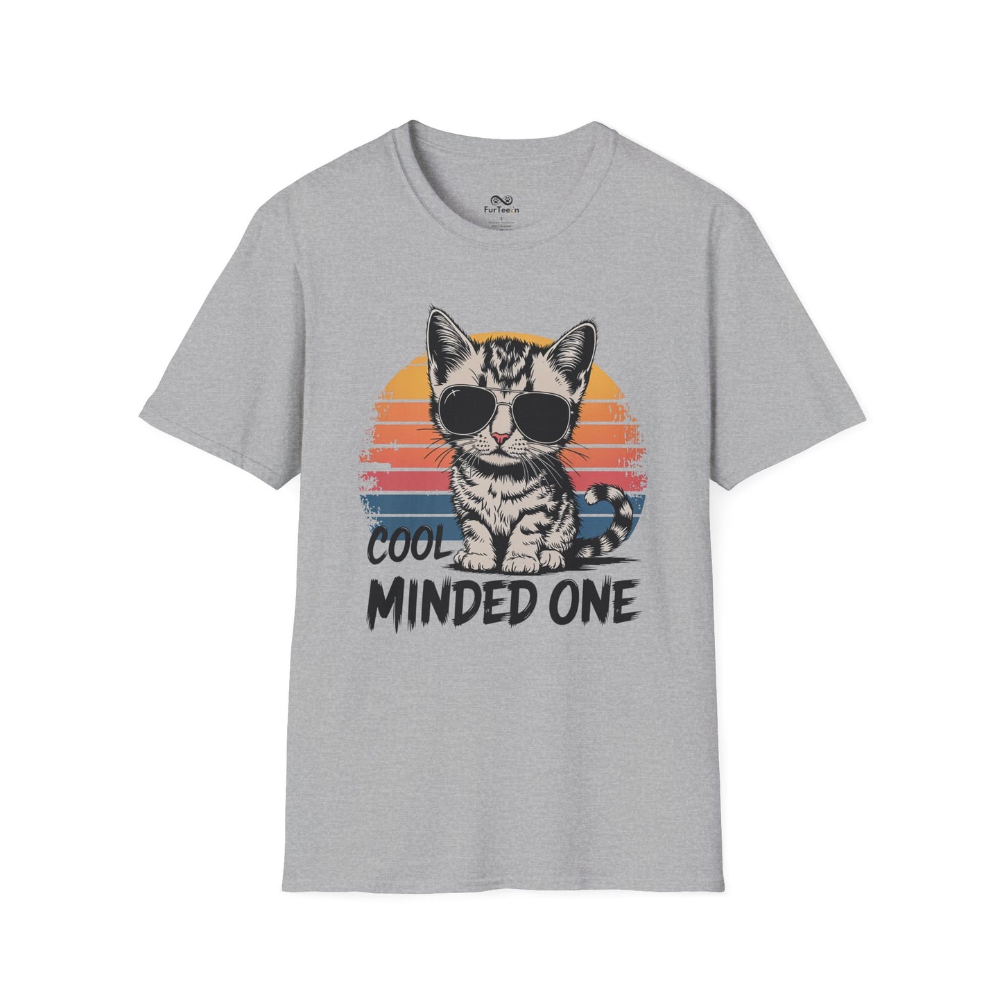 Cool Minded One Graphic Cat Unisex T-Shirt