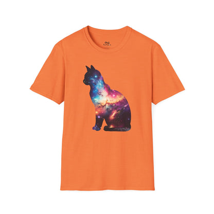 A Sleek Silhouette Cat Unisex T-Shirt