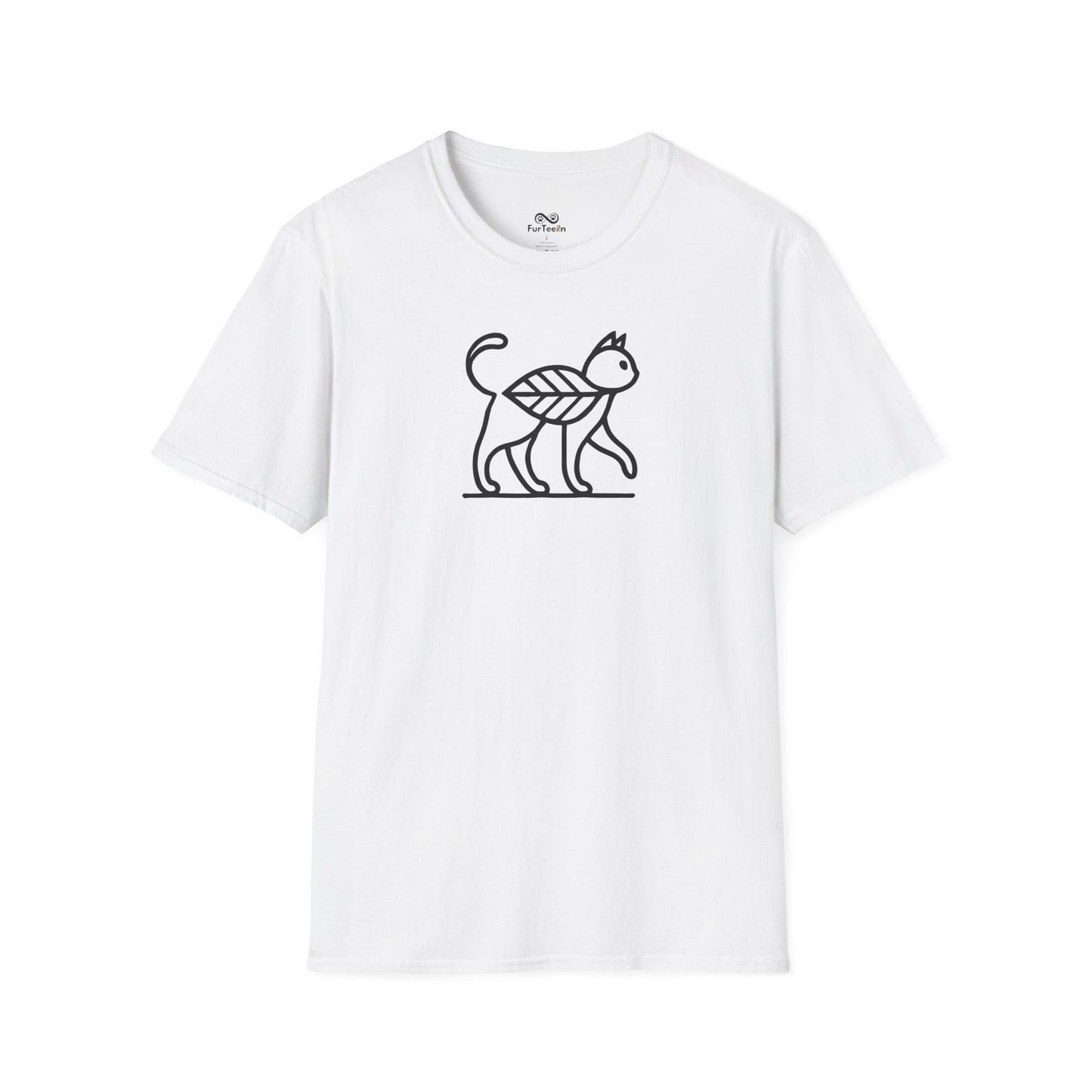 Minimalist Unisex Cat T-Shirt