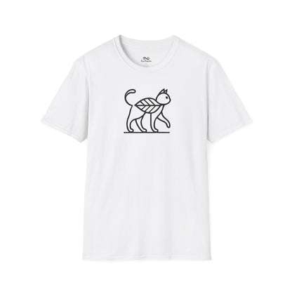 Minimalist Unisex Cat T-Shirt