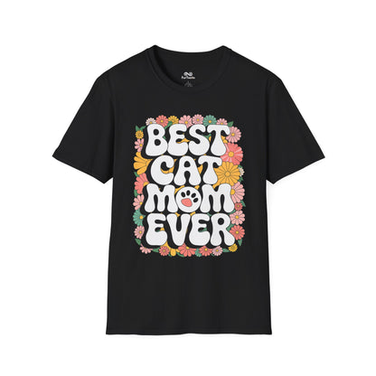 Best Cat Mom Ever Graphic Cat Unisex T-Shirt