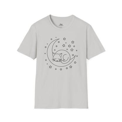 Simple Outline Cat Unisex T-Shirt