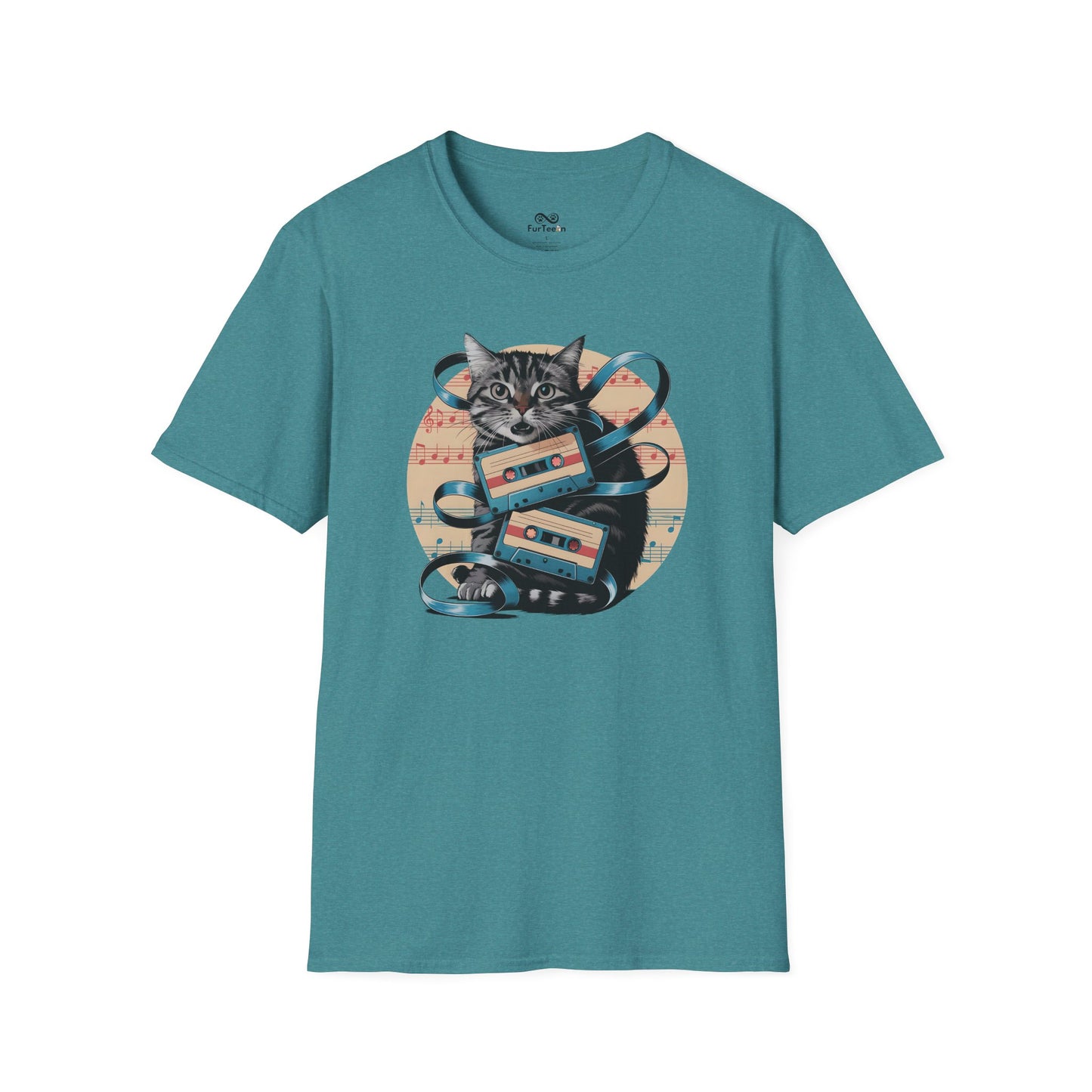 Retro Sun Vintage Graphic Unisex Cat T-Shirt