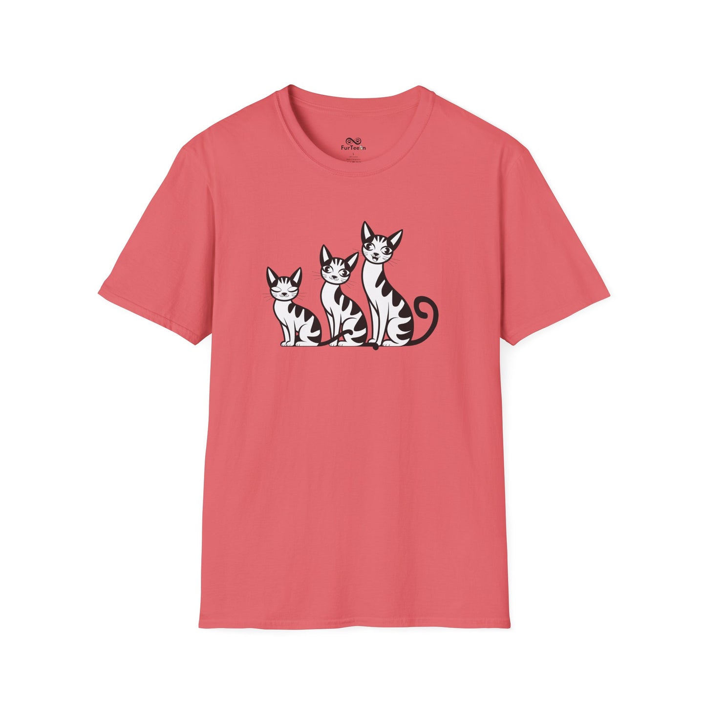 Simple Elegant Cat Unisex T-Shirt
