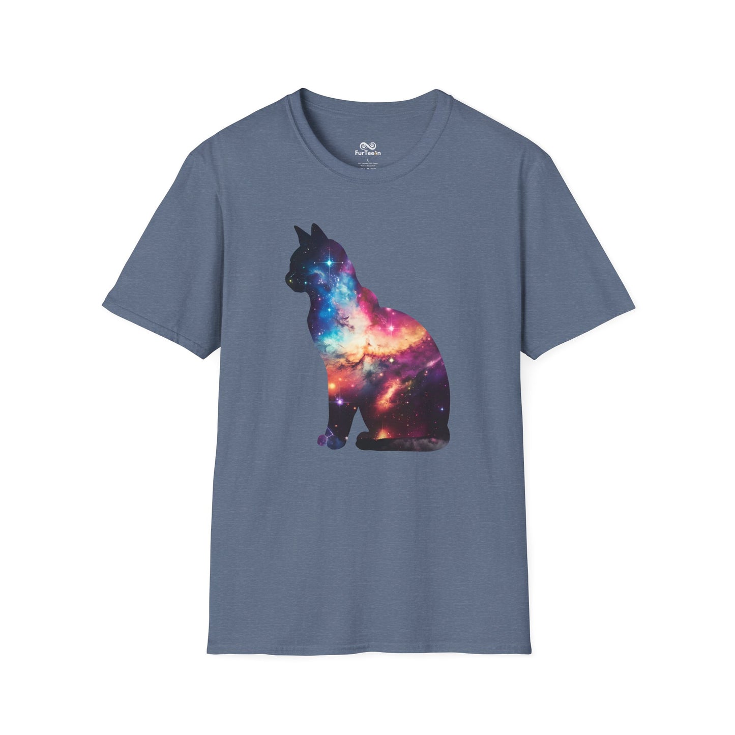 A Sleek Silhouette Cat Unisex T-Shirt