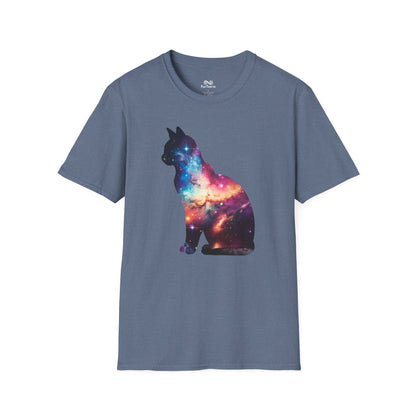 A Sleek Silhouette Cat Unisex T-Shirt