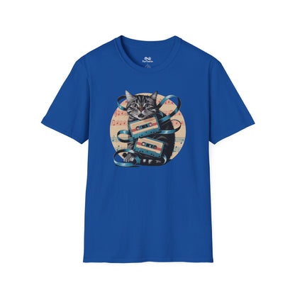 Retro Sun Vintage Graphic Unisex Cat T-Shirt