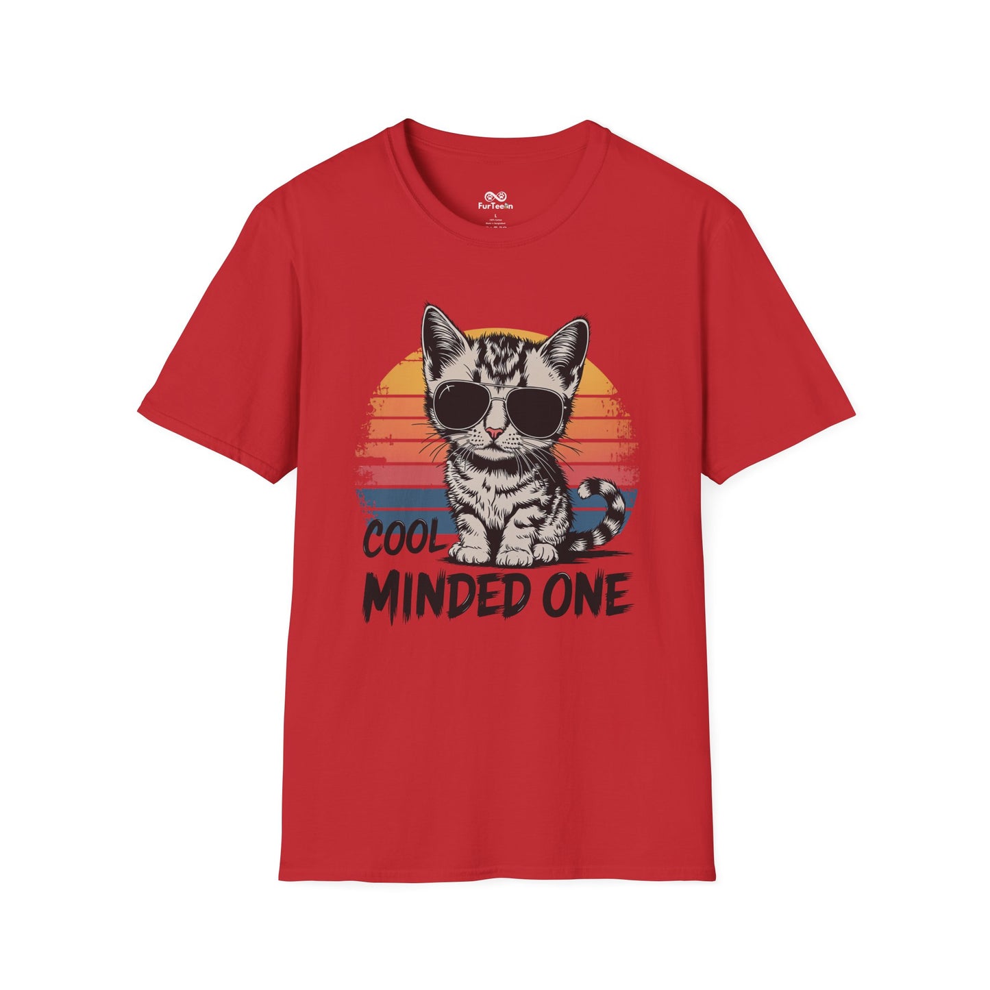 Cool Minded One Graphic Cat Unisex T-Shirt