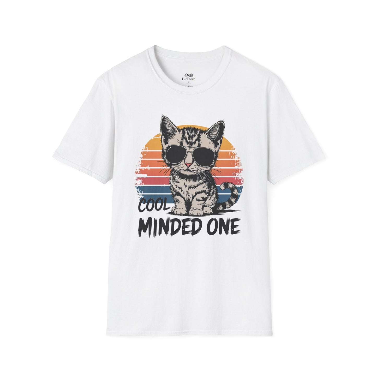 Cool Minded One Graphic Cat Unisex T-Shirt