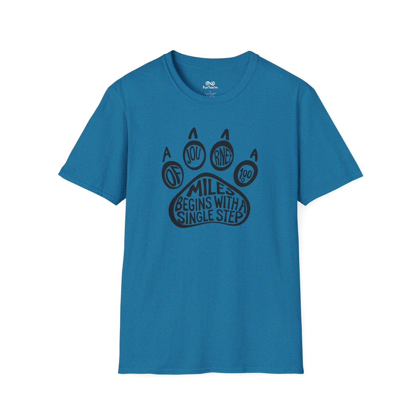 A Journey Of 1000 Miles Begins With A Single Step Cat Unisex T-Shirt