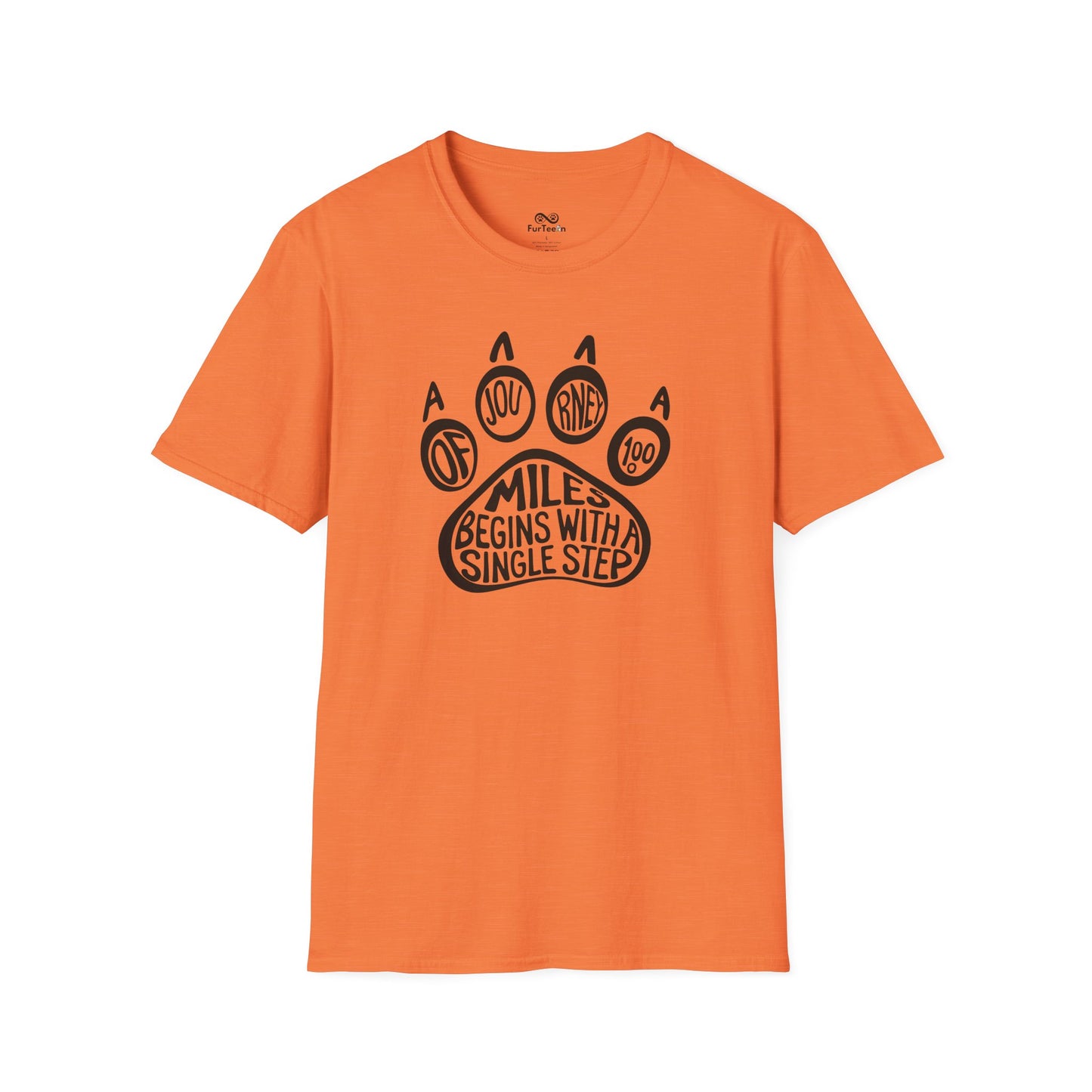 A Journey Of 1000 Miles Begins With A Single Step Cat Unisex T-Shirt