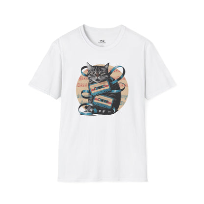 Retro Sun Vintage Graphic Unisex Cat T-Shirt