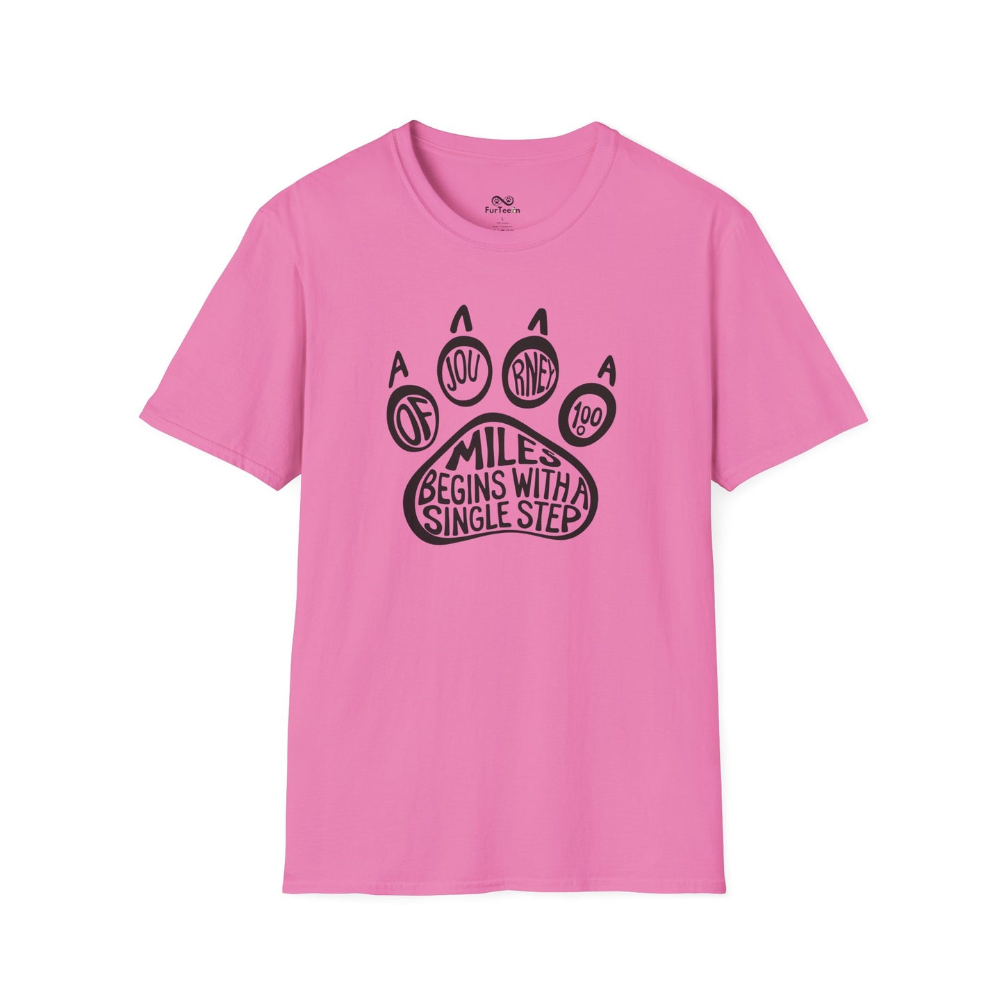 A Journey Of 1000 Miles Begins With A Single Step Cat Unisex T-Shirt