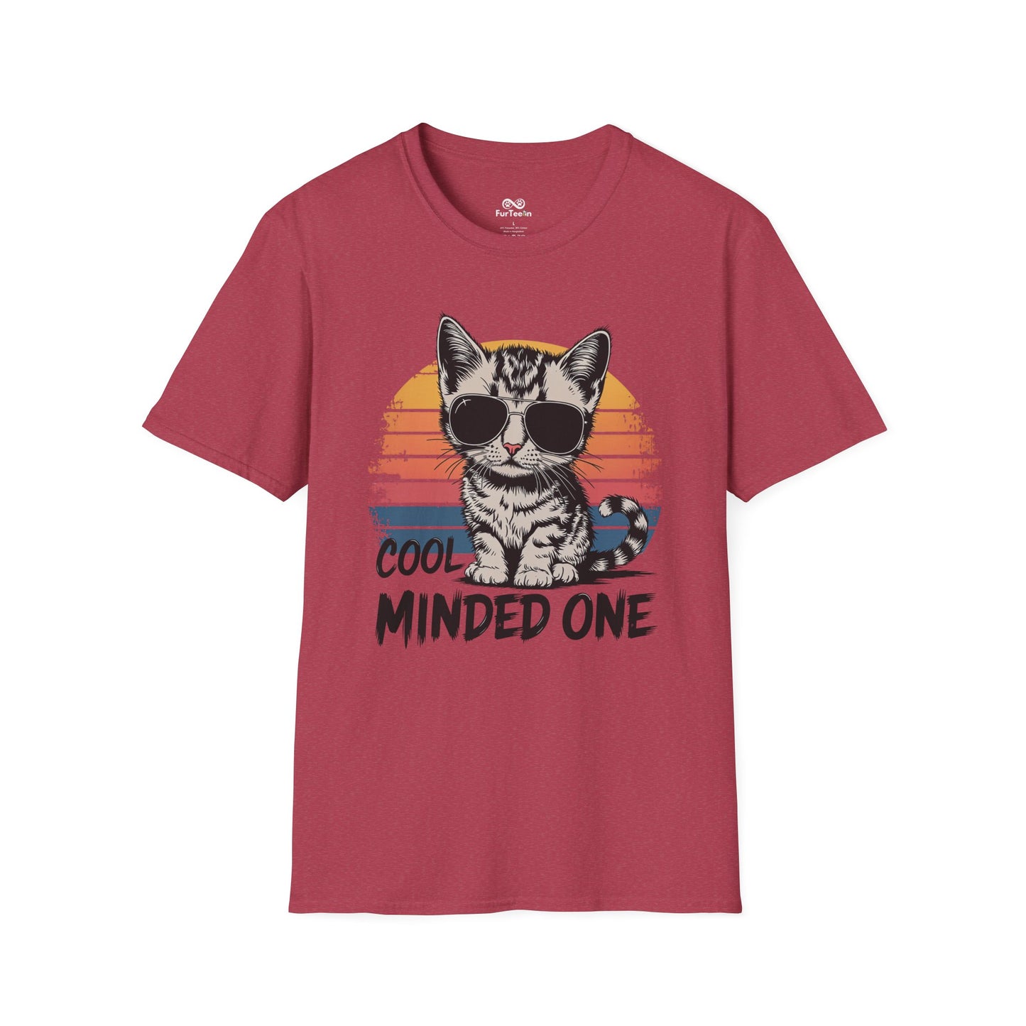 Cool Minded One Graphic Cat Unisex T-Shirt