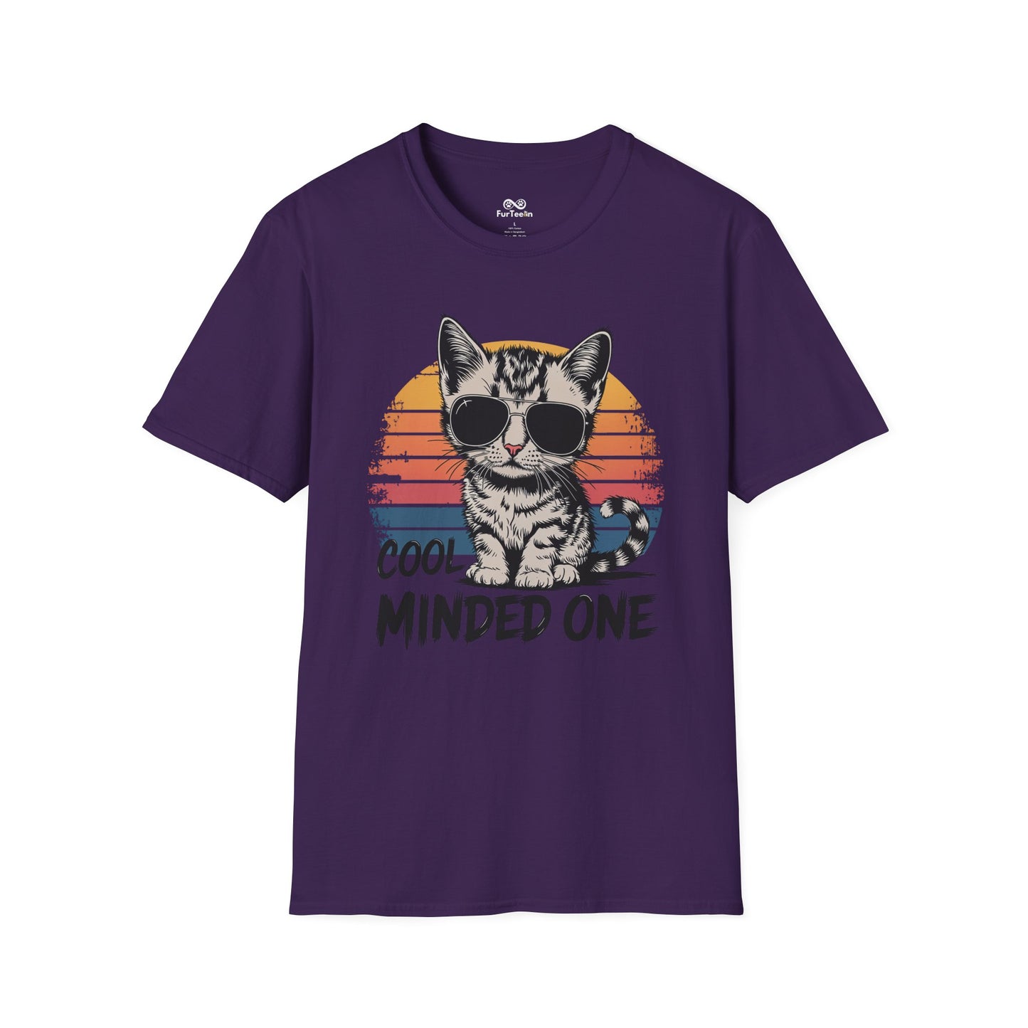 Cool Minded One Graphic Cat Unisex T-Shirt