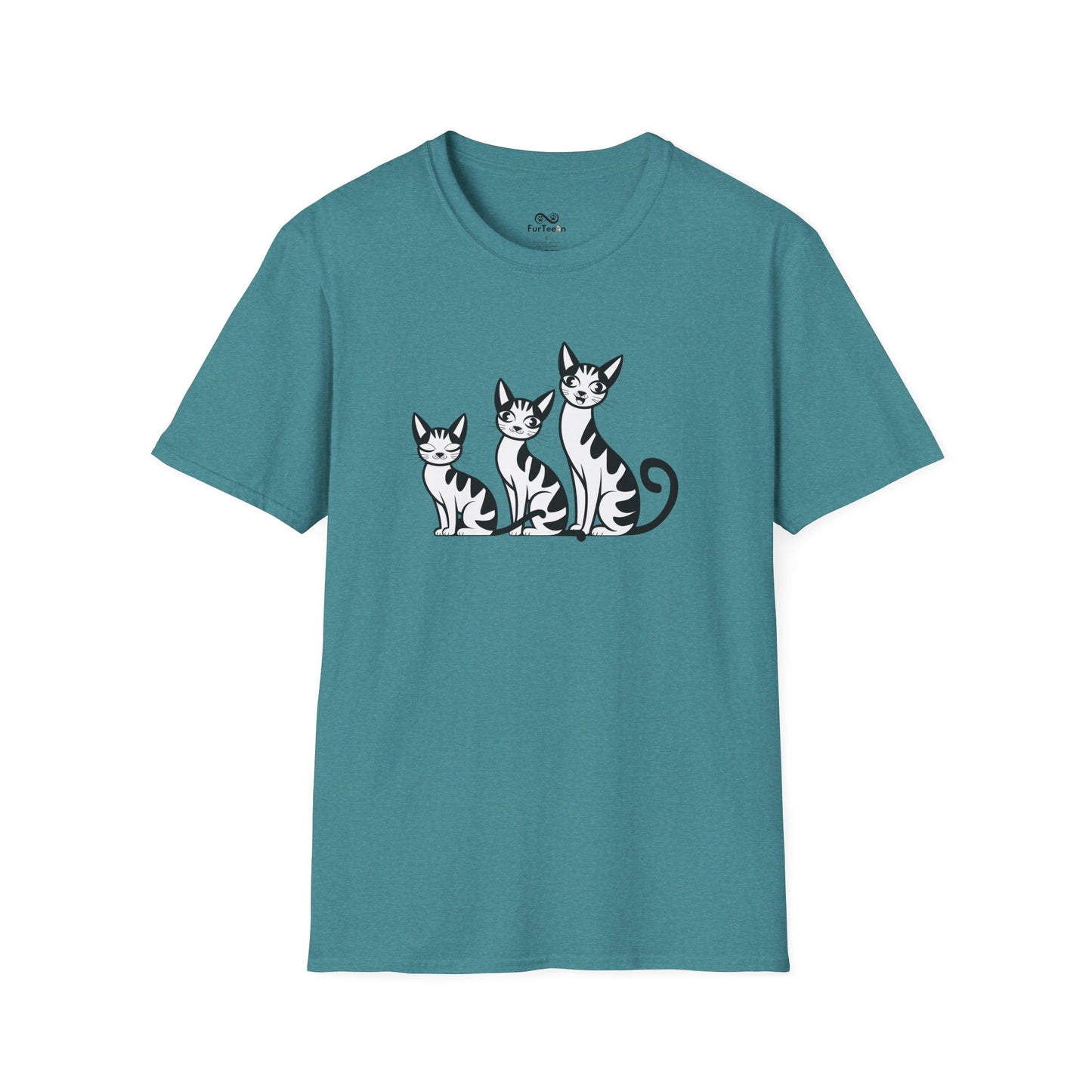 Simple Elegant Cat Unisex T-Shirt