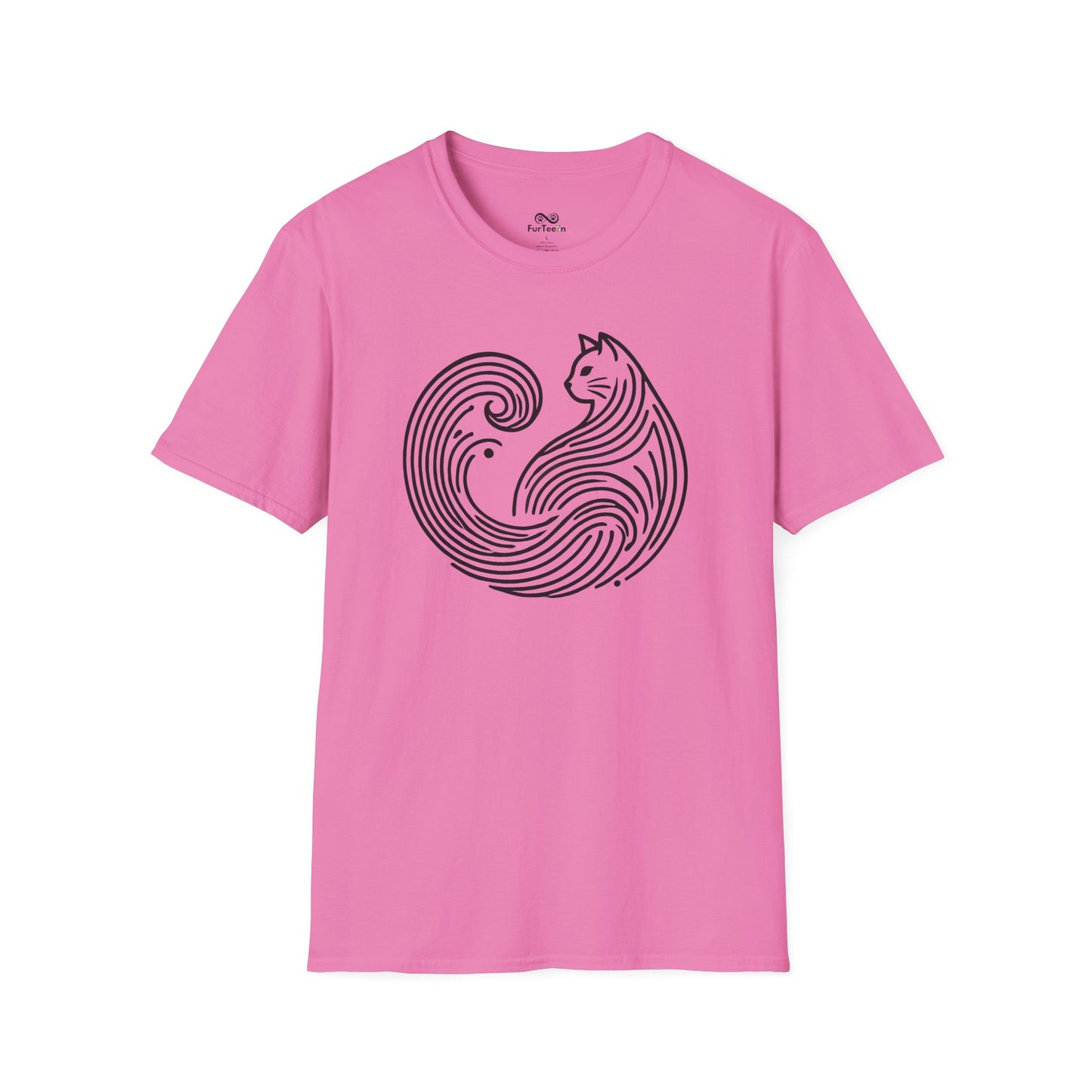 Minimalist Unisex Cat T-Shirt