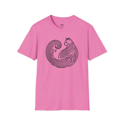 Minimalist Unisex Cat T-Shirt
