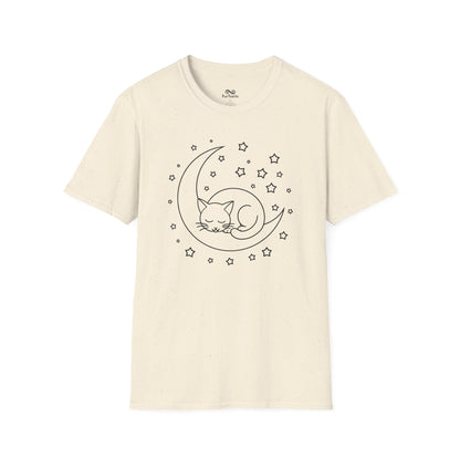 Simple Outline Cat Unisex T-Shirt
