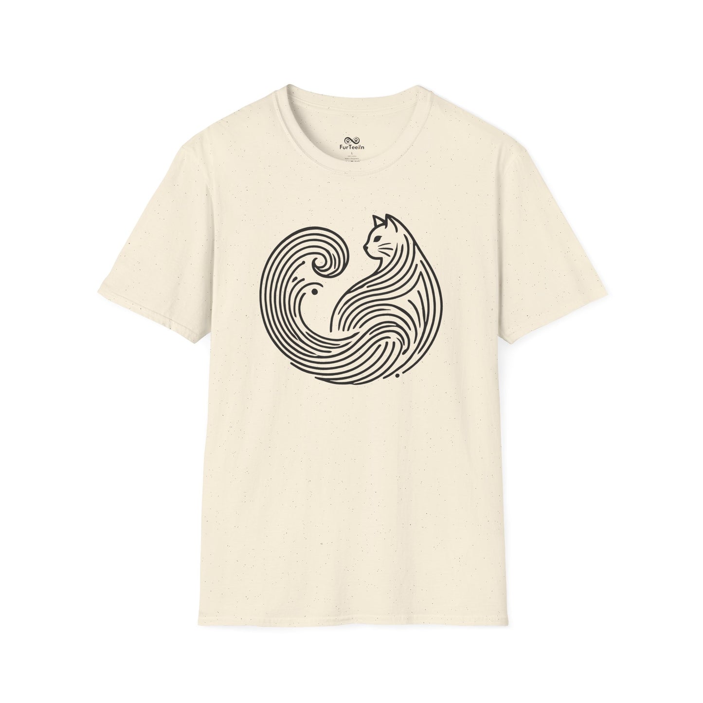 Minimalist Unisex Cat T-Shirt