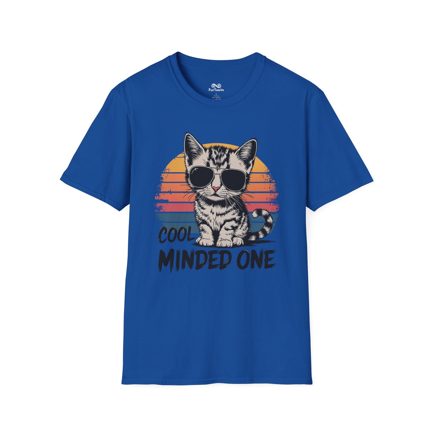 Cool Minded One Graphic Cat Unisex T-Shirt