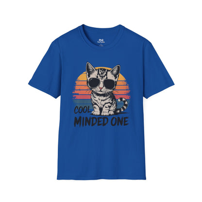 Cool Minded One Graphic Cat Unisex T-Shirt