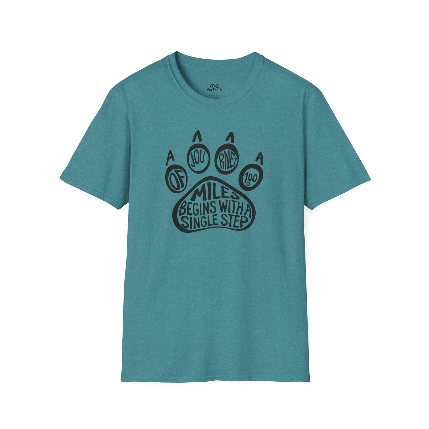 A Journey Of 1000 Miles Begins With A Single Step Cat Unisex T-Shirt