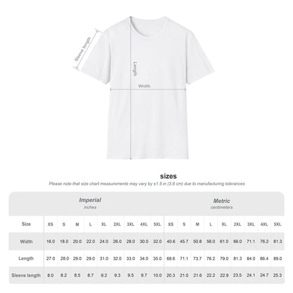 Geometric Outline Cat Unisex T-Shirt