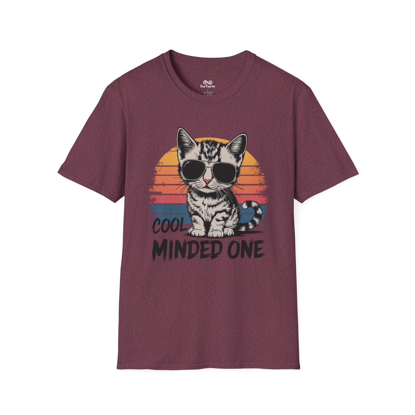 Cool Minded One Graphic Cat Unisex T-Shirt